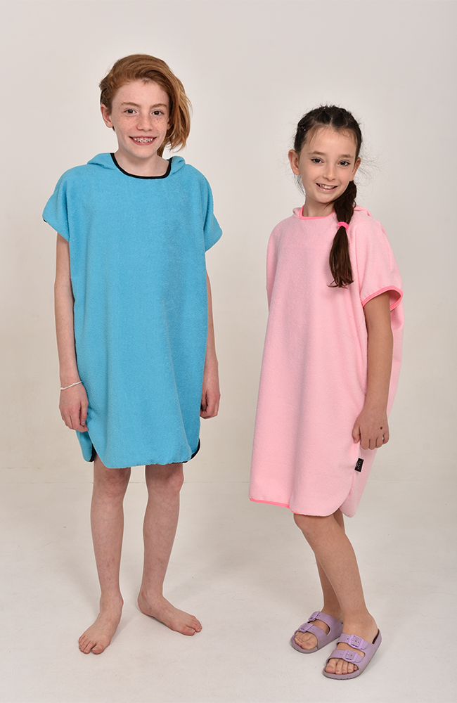 Poncho de Toalla Liso Infantil Unisex - Art. 932