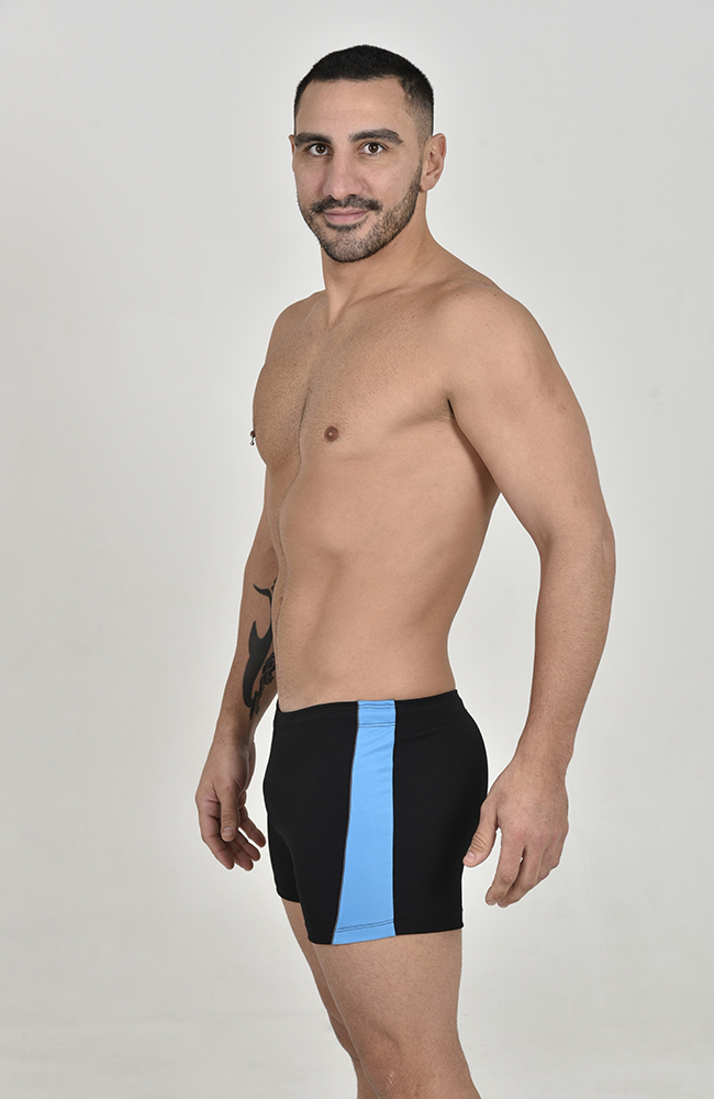 Hombres Shorts deportivos con estampado de letra de color combinado de  cintura con cordón, M…